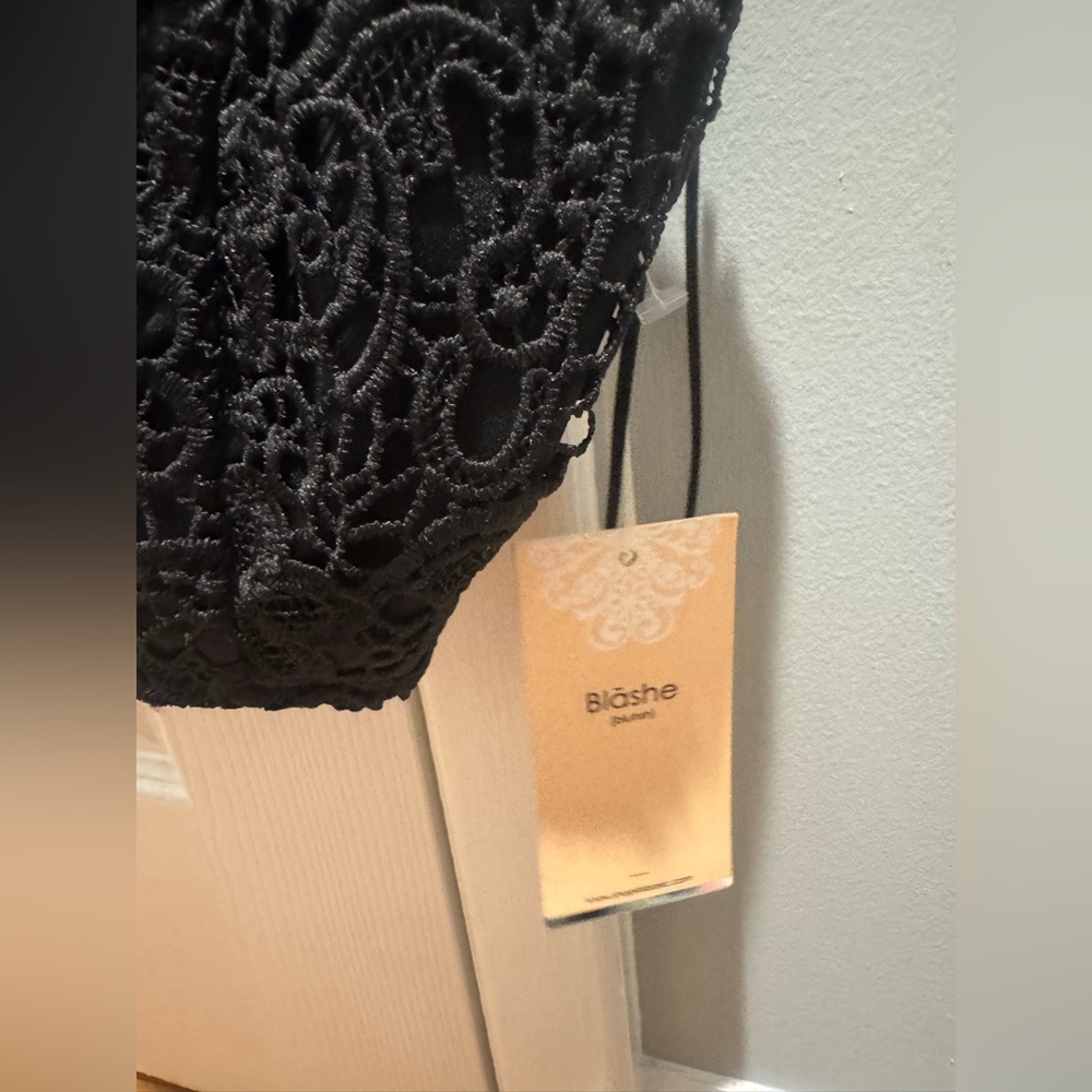 Bløshe Black Lace Dress